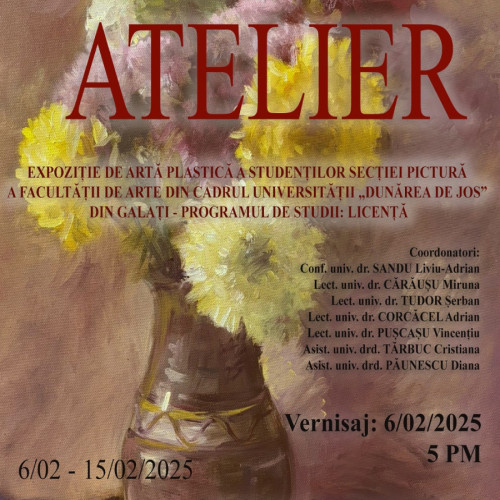 Vernisaj de artă la Galeria "Nicolae Mantu" din Galați