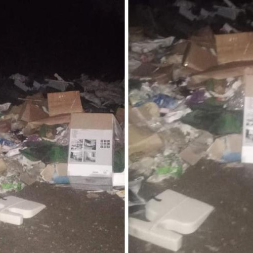 Depozit ilegal de deșeuri menajere descoperit la Florești