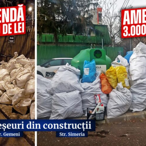 Costurile enorme ale abandonului de deșeuri pe domeniul public în Sectorul 1