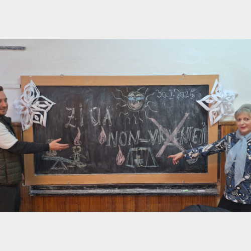 Ziua Internațională a non-violenței în școală celebrată la CSEI "Orizont"