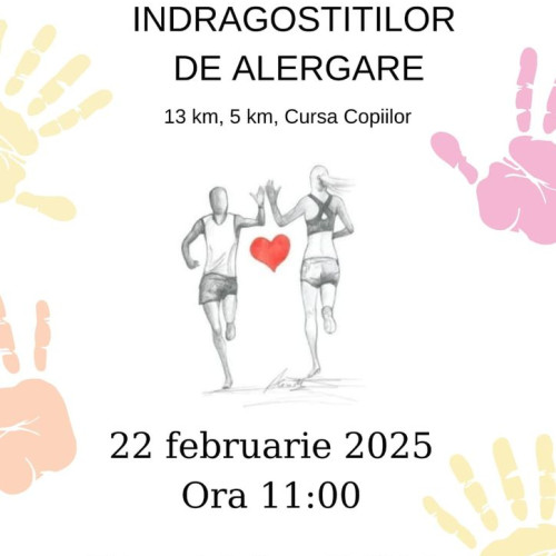 Curse de alergare de 13 km și 5 km, organizate pentru toate vârstele