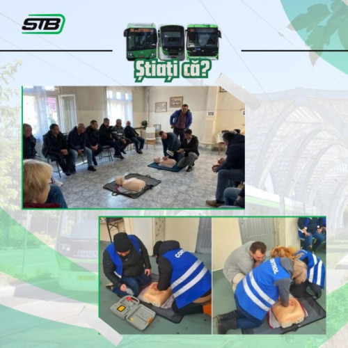 Societatea de Transport București pregătește șoferii și controlorii pentru situații de urgență