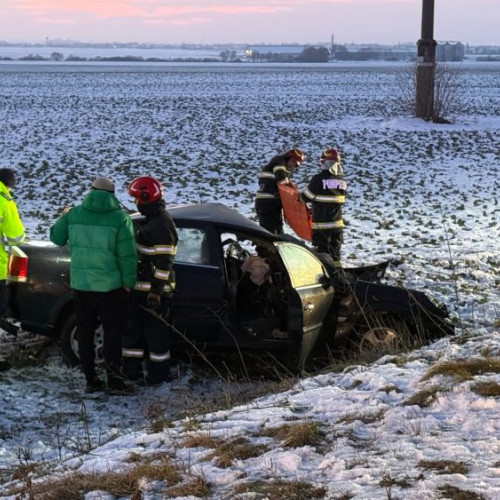 Accident grav pe centura municipiului Carei