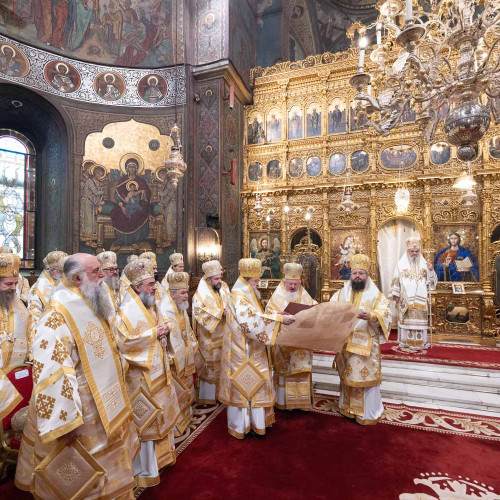Proclamarea celor 16 sfinți canonizați la Catedrala Patriarhală