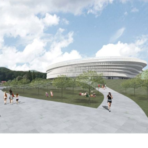 Primarul George Scripcaru a verificat stadiul lucrărilor la Complexul Multifuncțional din Brașov