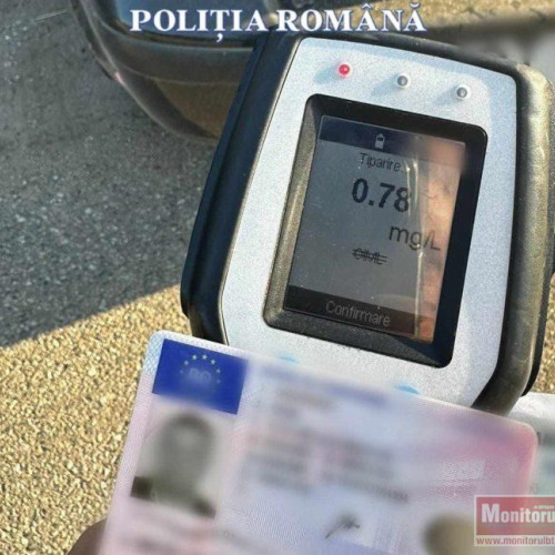 Conducător auto, prins de polițiști sub influența alcoolului în Rachiti