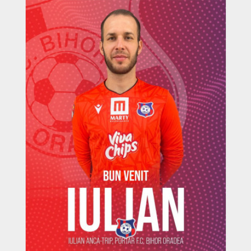 FC Bihor anunță un nou transfer: portarul Iulian Anca Trip