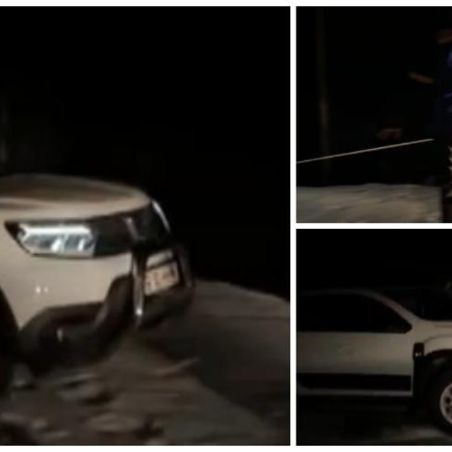 Jandarmii montani din Cluj salvează turiștii blocați pe un drum înghețat
