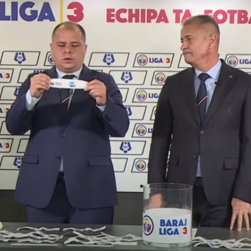 Tragerea la sorți pentru barajul de promovare în Liga 3 a avut loc la Casa Fotbalului