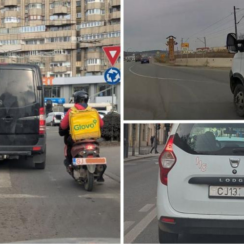 Traficul din Cluj-Napoca, plin de situații bizare
