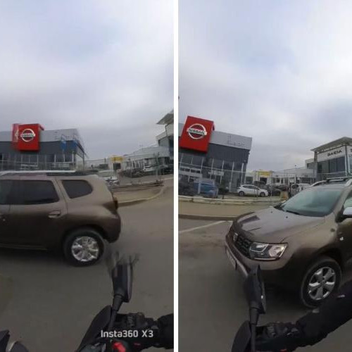 Accident evitat pe Calea Turzii din Cluj-Napoca