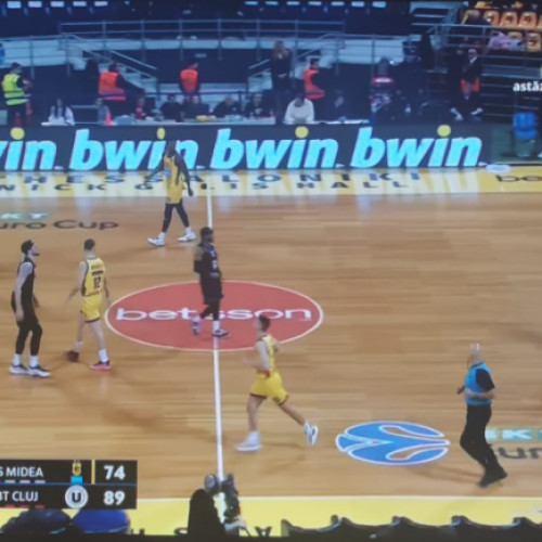 U-BT Cluj-Napoca, victorie importantă în EuroCup