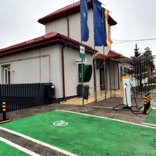 Comuna Galbinași investește într-o stație de încărcare pentru vehicule electrice