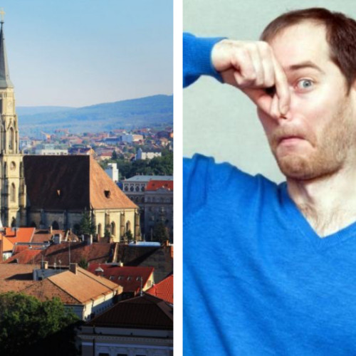 Locatarii blocului de pe strada Edgar Quinet din Cluj se confruntă cu un miros insuportabil de canalizare