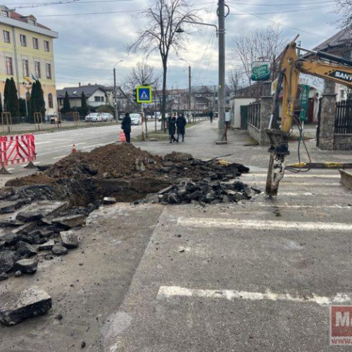 O stradă importantă din Botoșani, blocată pentru lucrări la rețeaua de apă