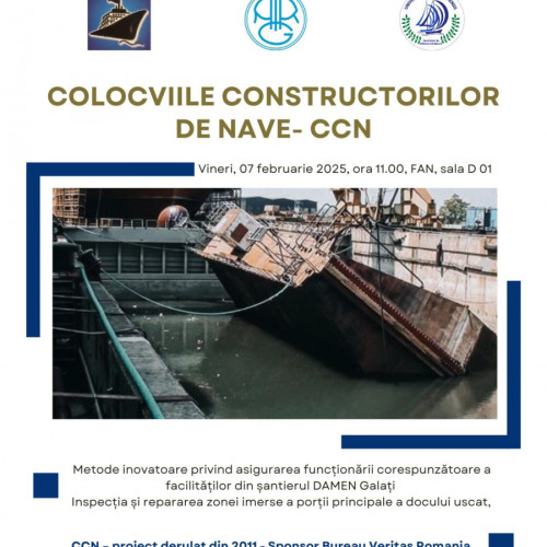 Debutul unui nou sezon al Colocviilor Constructorilor de Nave la Galați