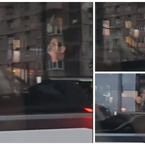 Incident periculos cu un sofer de troleibuz in Cluj-Napoca