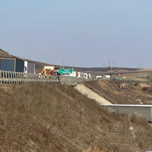 Accident rutier grav pe autostrada A10