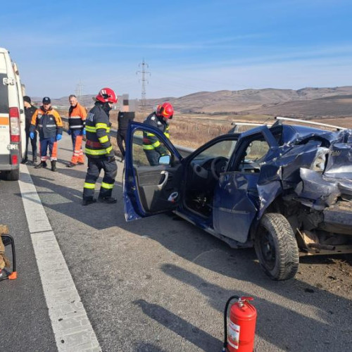 Accident rutier grav pe autostrada A10