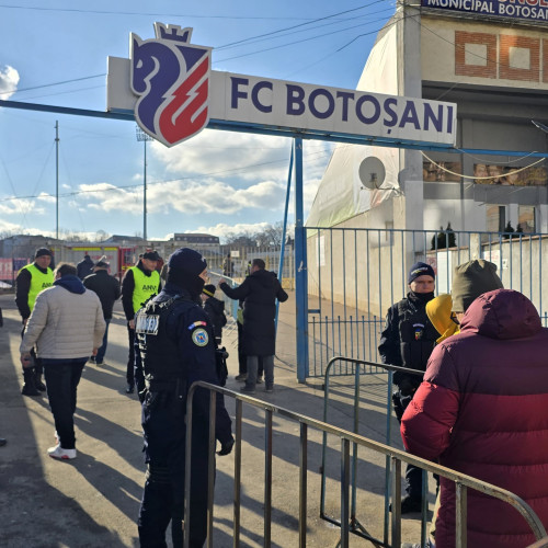 Meciul F.C. Botoșani – Dinamo București va beneficia de măsuri de securitate suplimentare