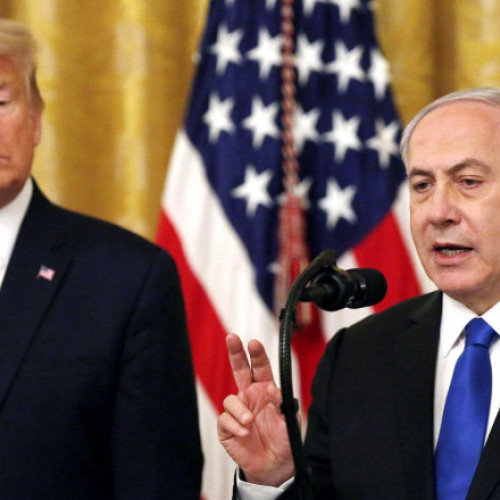 Cadou surpriză oferit de premierul israelian Donald Trump