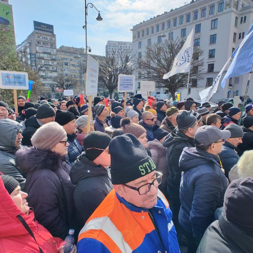 Protest la Ministerul Economiei pentru salvarea Santierului Naval Mangalia