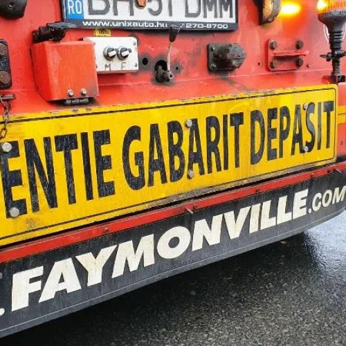Transporturi cu depășiri pe traseul Savinesti - Port Constanța