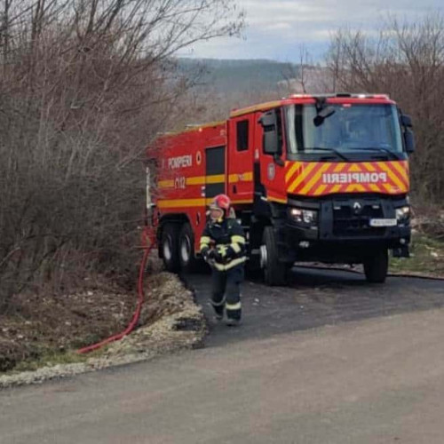 Incendiu într-o gospodărie din localitatea Ungurei