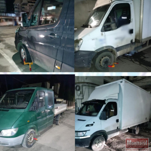 Acțiune a poliției locale pentru combaterea parcării ilegale în Botoșani