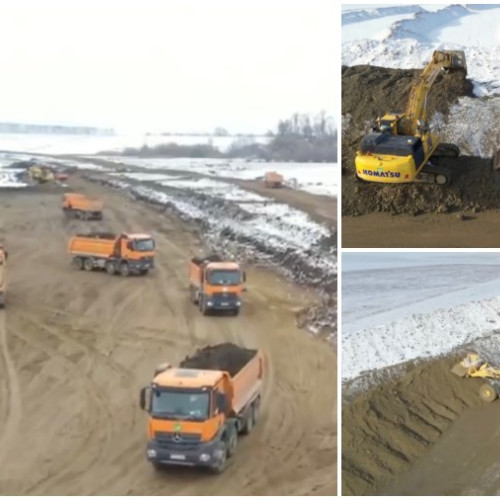 Lucrări de construcție pe autostrada A7 continuă și iarna