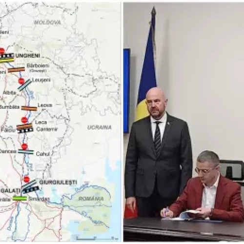 CNAIR semnează contracte pentru proiectarea a patru poduri noi peste Prut