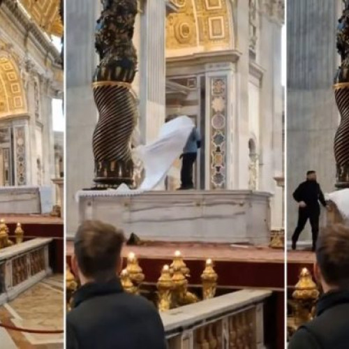 Un bărbat de origine română a profanat altarul din Bazilica San Pietro