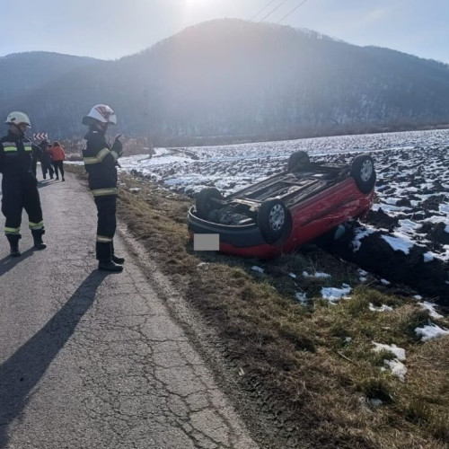 Accident rutier între localitățile Sărata și Domnești