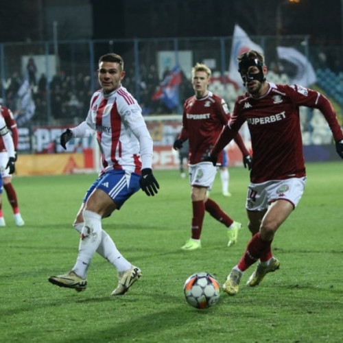 Otelul obține un punct valoros în fața Rapidului