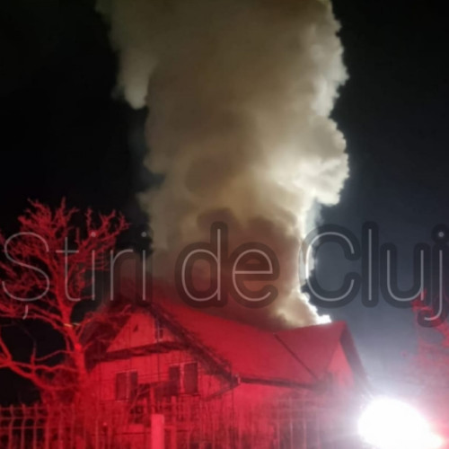 Incendiu devastator în Sannicoara, Cluj