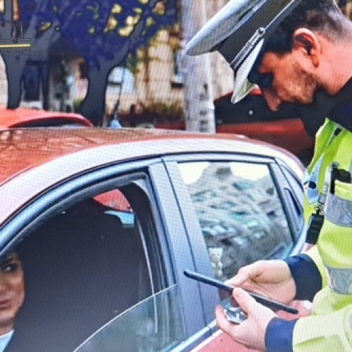 Control rutier la Brașov: Șofer fără permis și mașină neînmatriculată