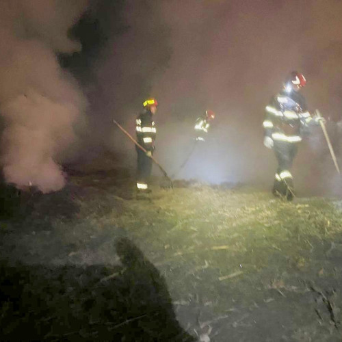 Incendiu la Leorda: Zece tone de furaje distruse intenționat