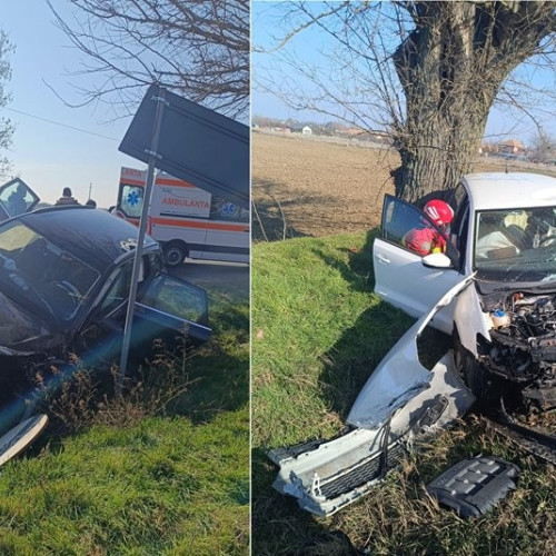 Accident rutier la ieșirea din Călugăreni