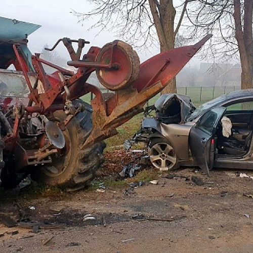 Accident rutier în Becheni, fără victime