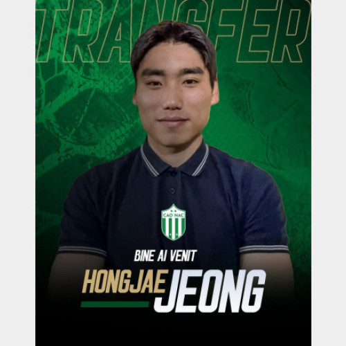 CAO aduce în echipă fundașul sud-coreean Jeong Hongjae din piața asiatică