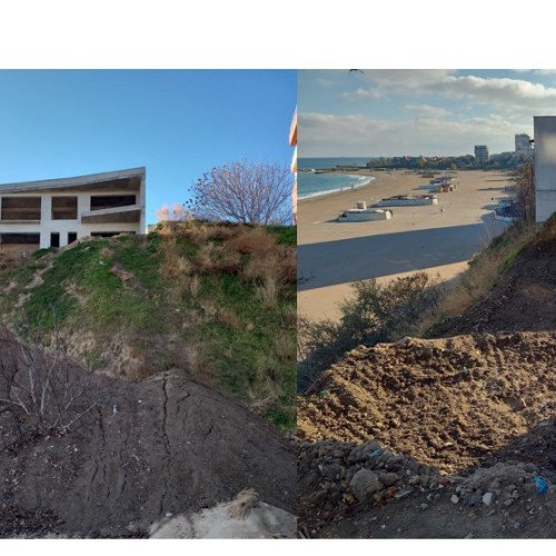 Probleme pe faleza din zona Bisericii Greaca: autoritățile se confruntă cu obstacole legislative