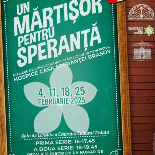 Un martisor pentru speranta: ateliere de confectionare a martisoarelor la Brasov