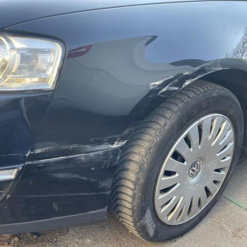 Mașină avariată pe strada Ceahlău din Cluj