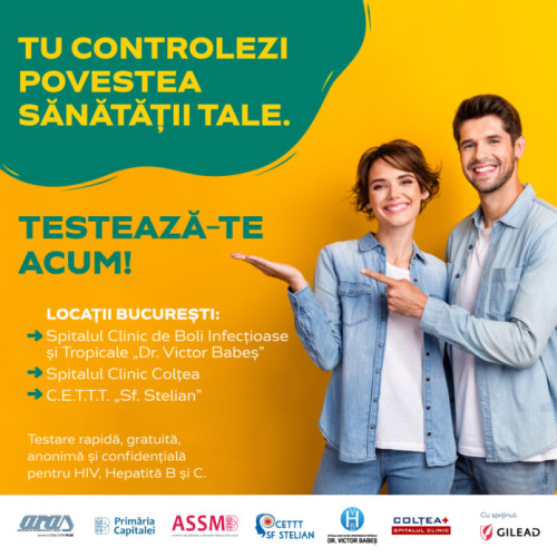 Proiect inovator pentru testarea gratuită a bolilor infecțioase în București
