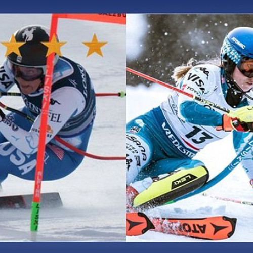 Mikaela Shiffrin și Breezy Johnson, campioane mondiale în combinația pe echipe