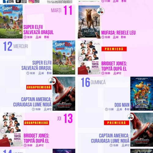 Cinematograful Independenta din Târgu Jiu lansează program nou de filme