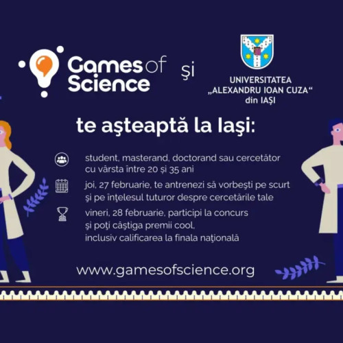 Începe contorizarea pentru "Games of Sciences" la Iași