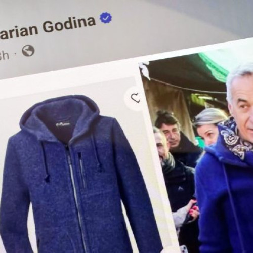 Calin Georgescu, criticat pentru jacheta de lux la protestul împotriva supermarketurilor