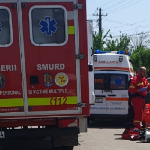 Accident grav în Gilău: un copil de 10 ani rănit