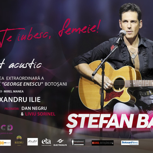 Interes mare pentru concertul lui Ștefan Bănică împreună cu Filarmonica Botoșani